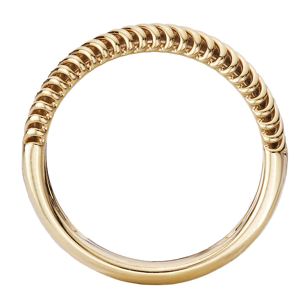 Two-Toned Diamond Ladies Fashion Ring