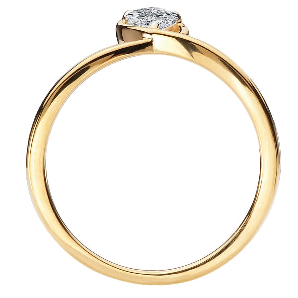 Loop Front Lab Grown Diamond Solitaire