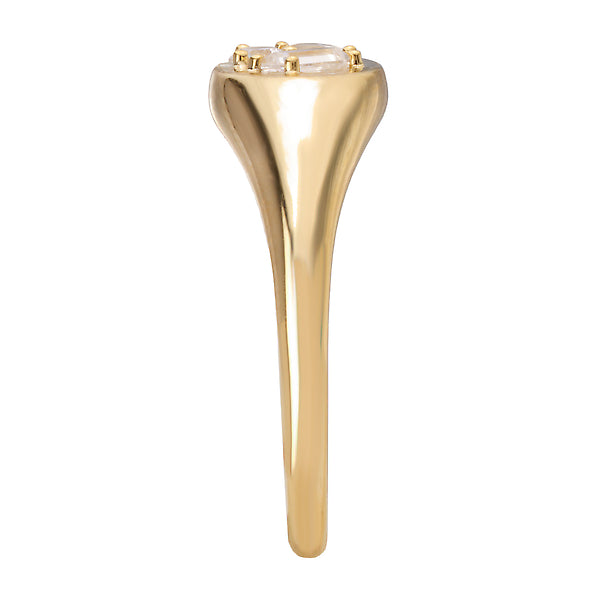 Fancy Diamond Signet Ring