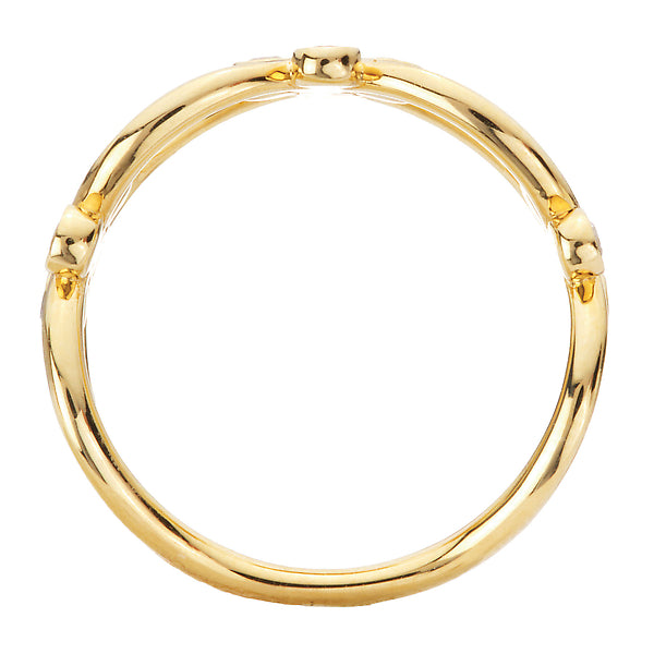 Ladies Fashion Braided Diamond Ring
