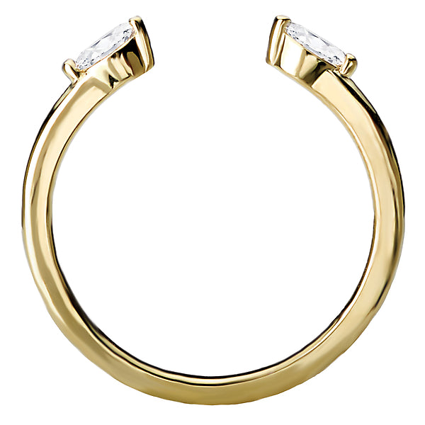 Marquise Diamond Open Cuff Ring