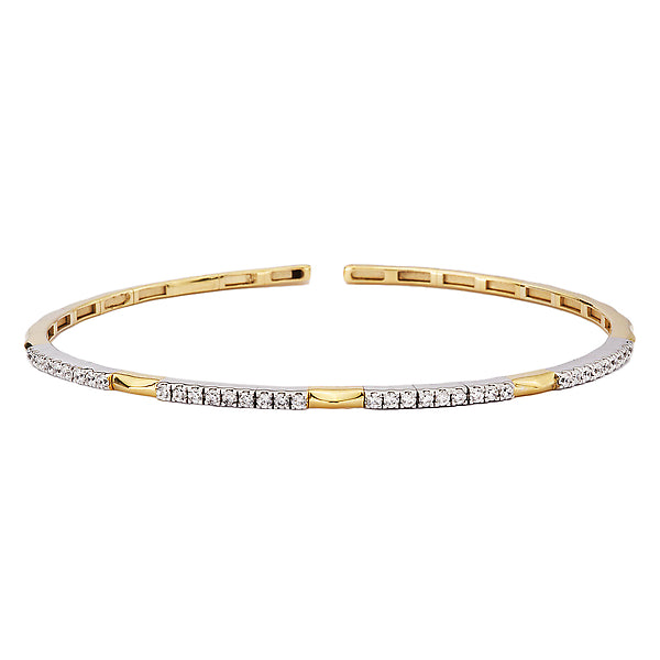 Diamond Cuff Fashion Bracelet