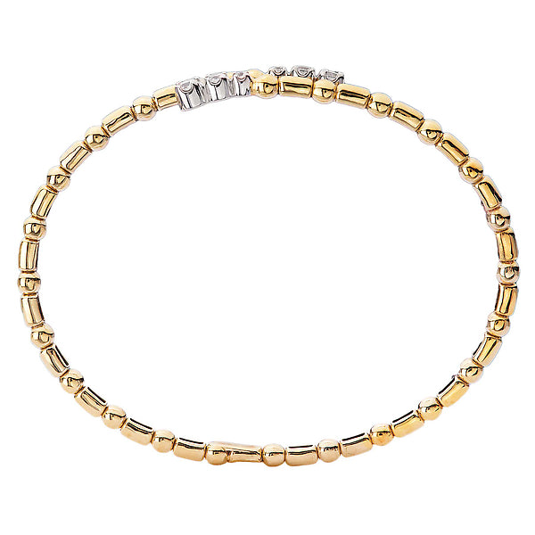 Diamond Flex Cuff Fashion Bracelet