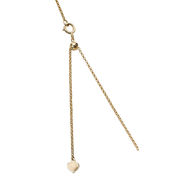 14kt Diamond Solitaire Necklace