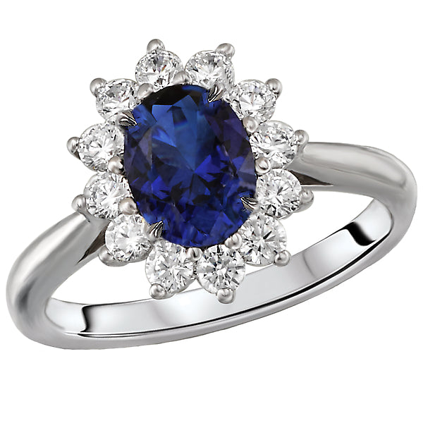 Ladies Fashion Diamond and Gemstone Ring