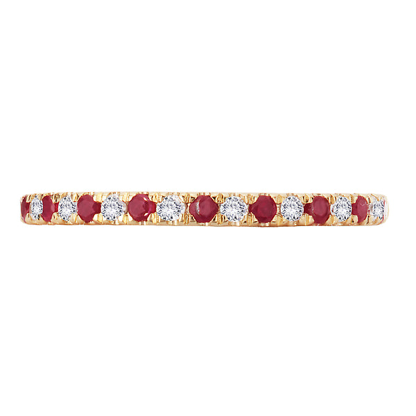 Diamond and Ruby Fashion Ring