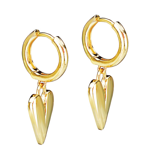 Ladies Fashion Heart Earrings