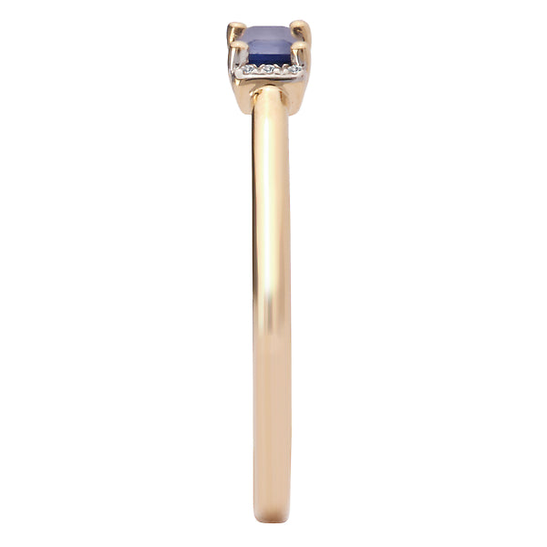 Diamond and Sapphire Ring