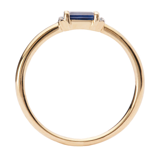 Diamond and Sapphire Ring