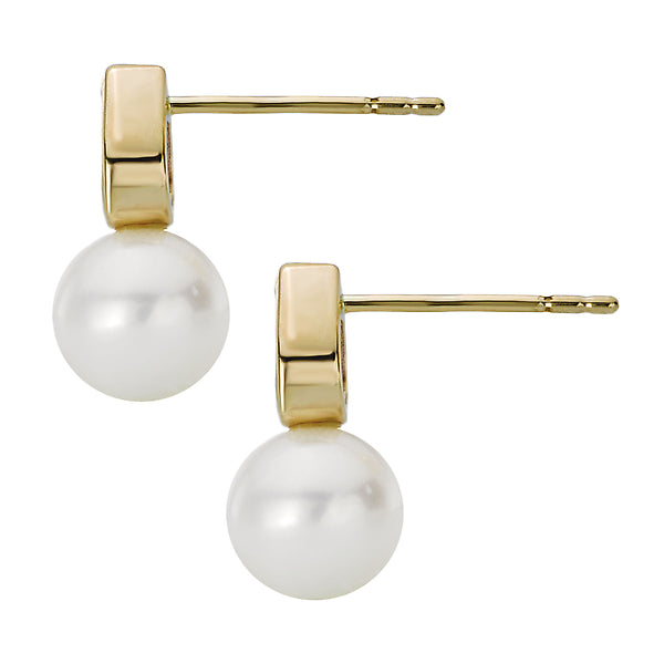Pearl and Amethyst Earrings
