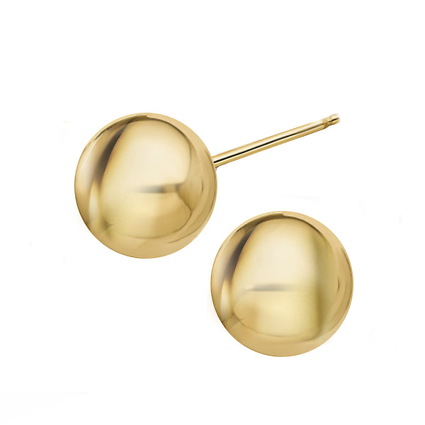 14kt Gold Ball Earrings