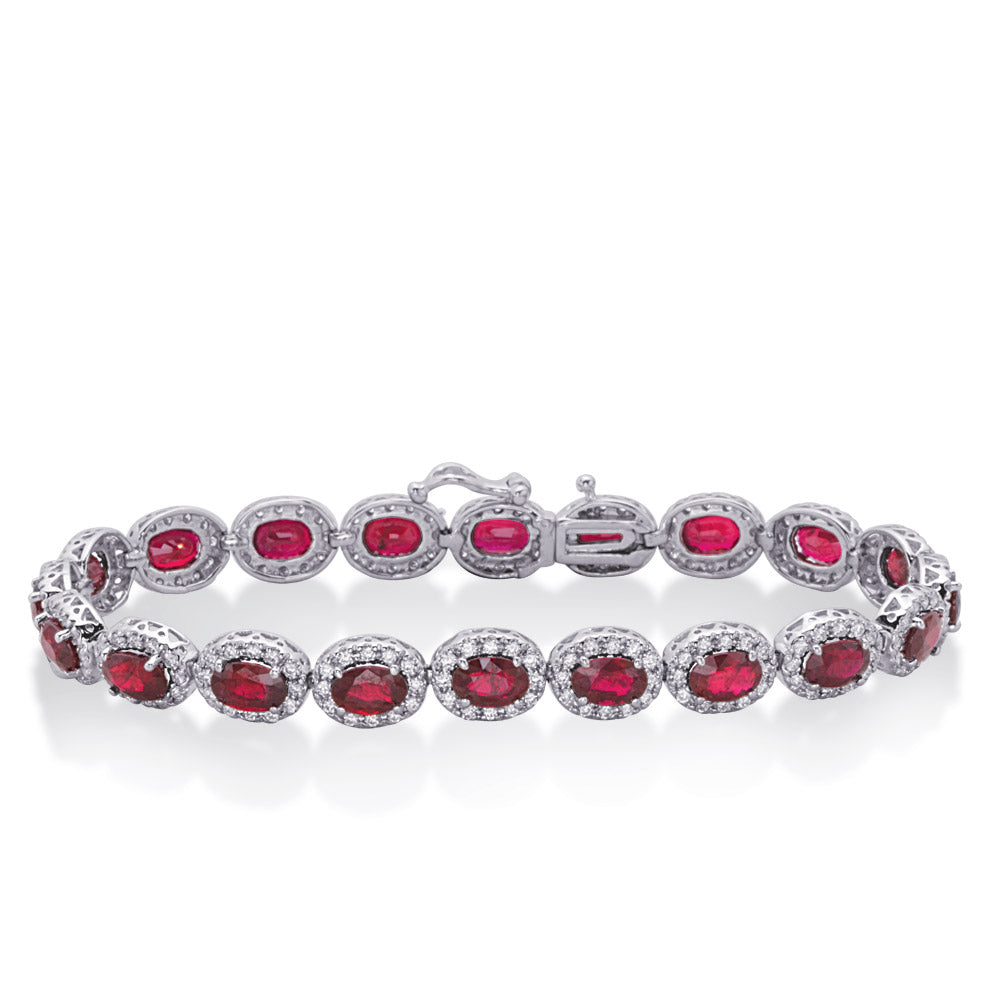 Ruby &amp; Diamond Bracelet