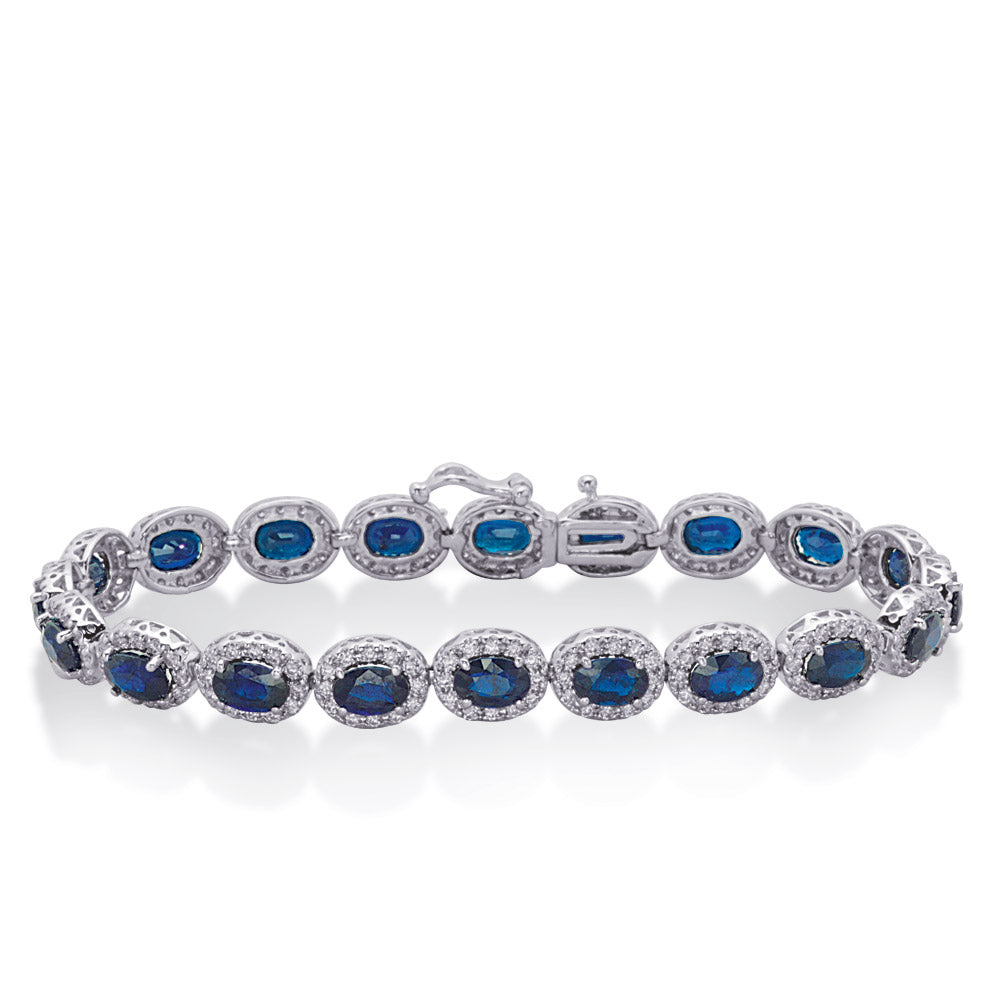 Sapphire &amp; Diamond Bracelet