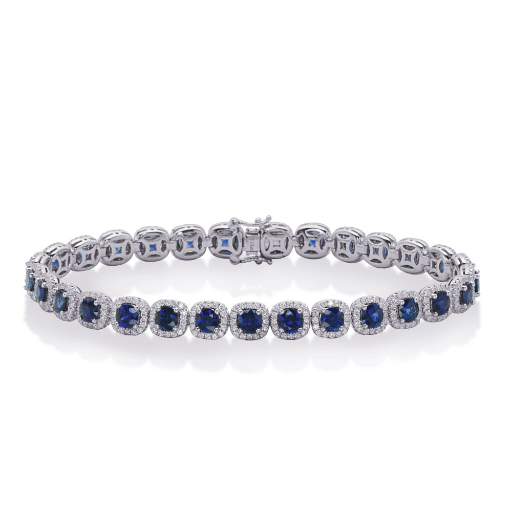 Sapphire &amp; Diamond Bracelet