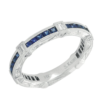 Sapphire &amp; Diamond Band