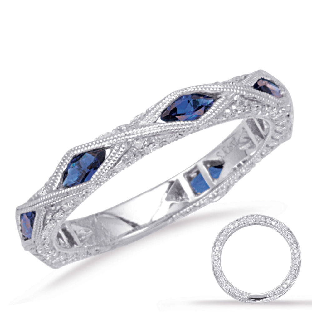 Sapphire &amp; Diamond Band