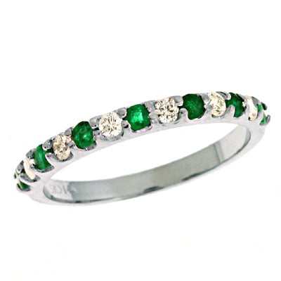 Emerald &amp; Diamond Band