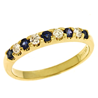 Sapphire &amp; Diamond Ring
