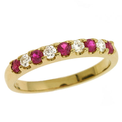 Ruby &amp; Diamond Band