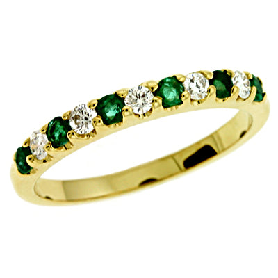 Emerald &amp; Diamond Band