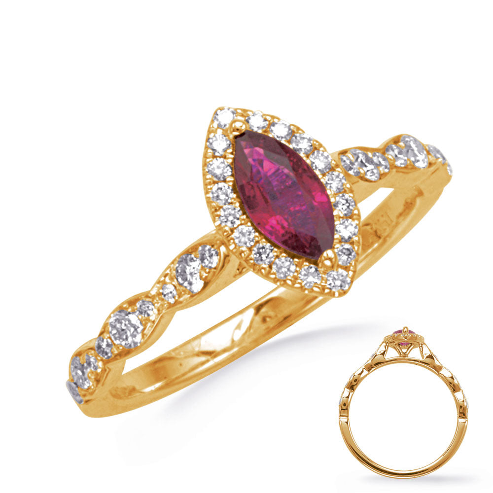 Ruby &amp; Diamond Ring