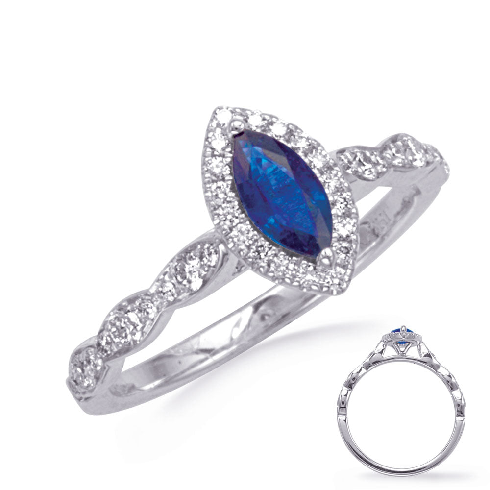 Sapphire &amp; Diamond Ring
