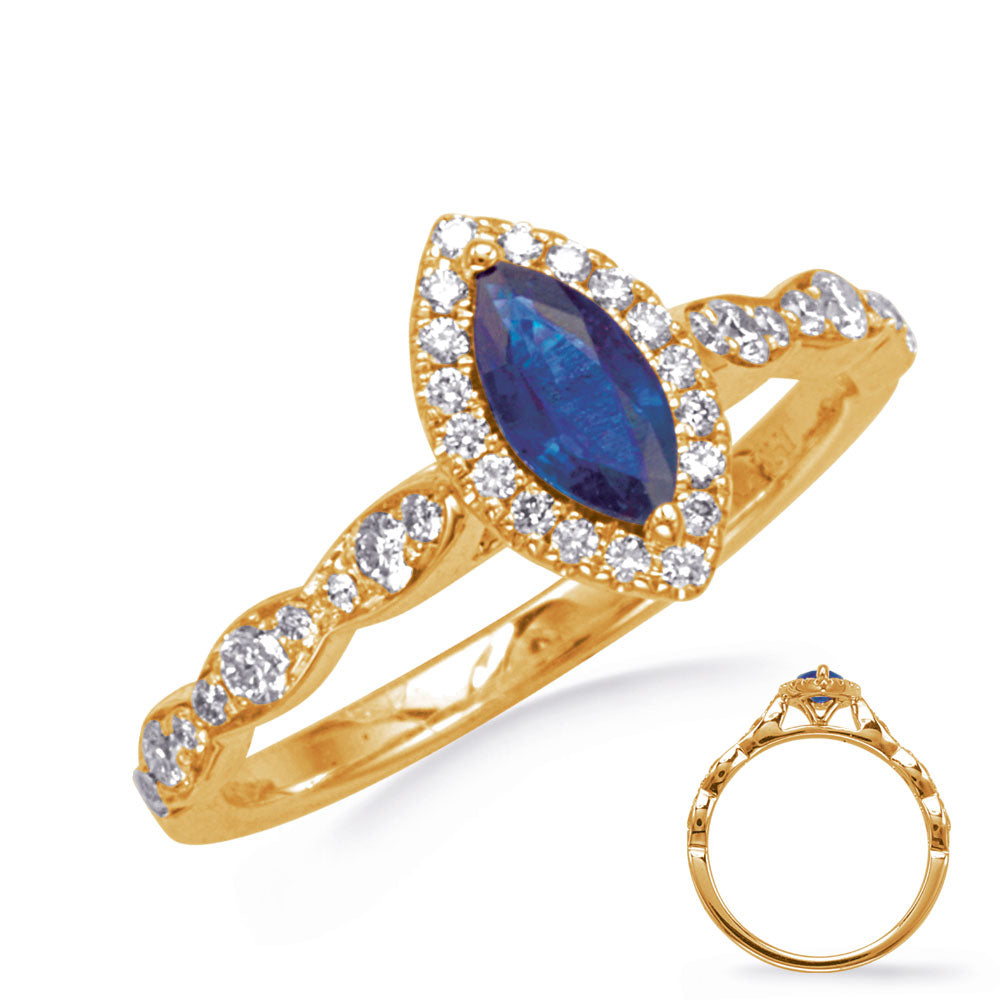 Sapphire &amp; Diamond Ring