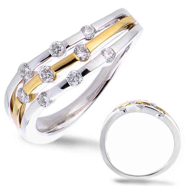 White &amp; Yellow Gold Ring