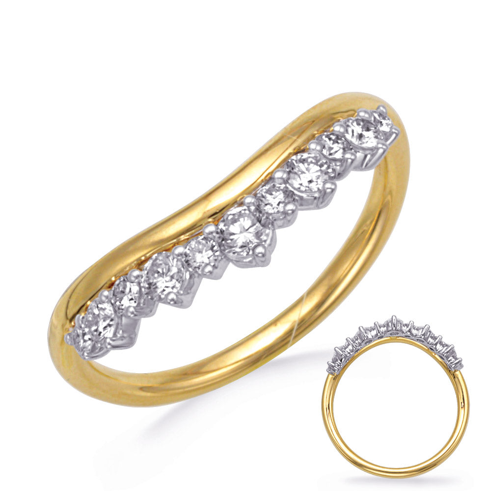 White &amp; Yellow Gold Diamond Ring