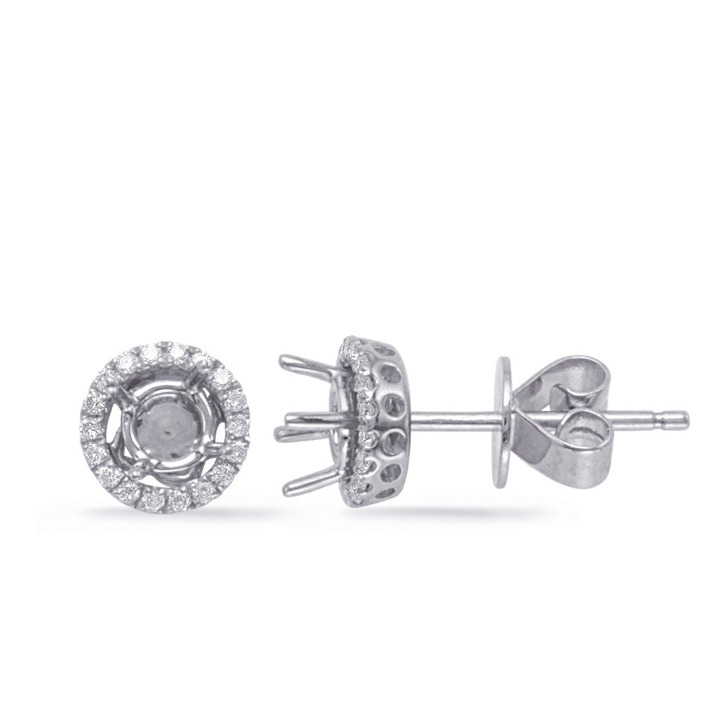 Four Prong Earring Jackets For 1ct Tw