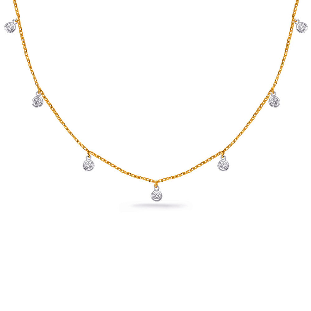 White &amp; Yellow Gold Diamonds By The Yard