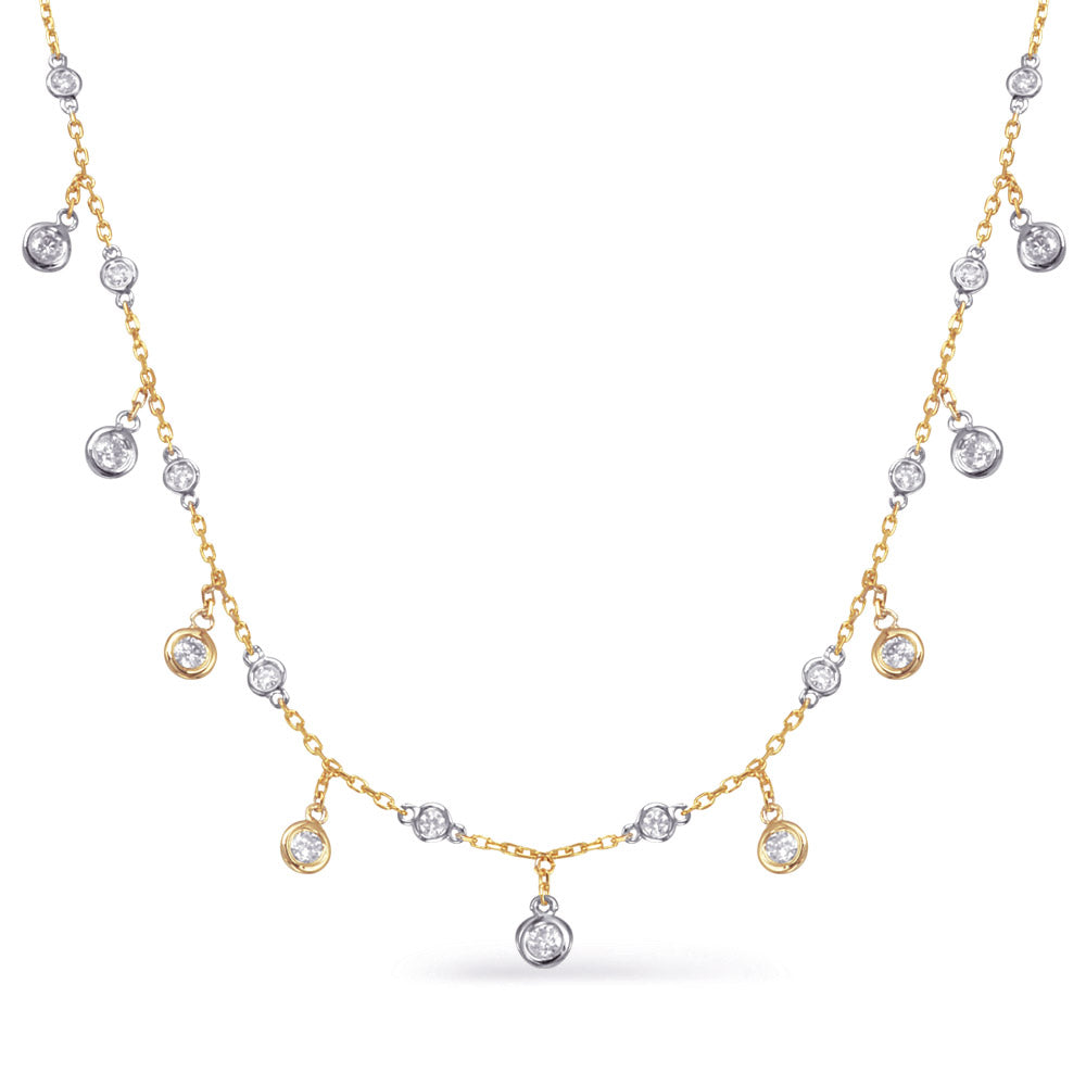 Yellow &amp; White Gold Diamond By Yard