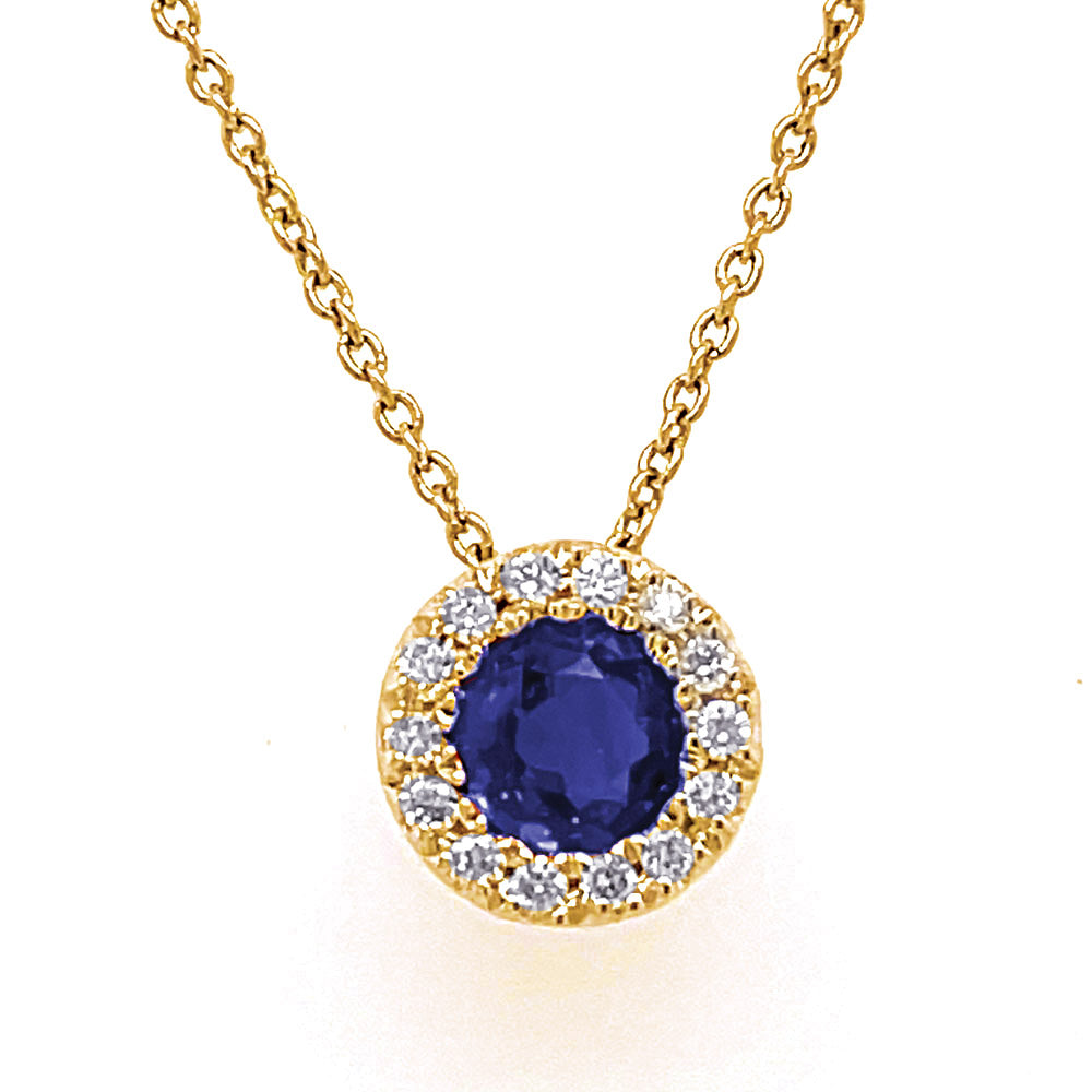Sapphire &amp; Diamond Necklace