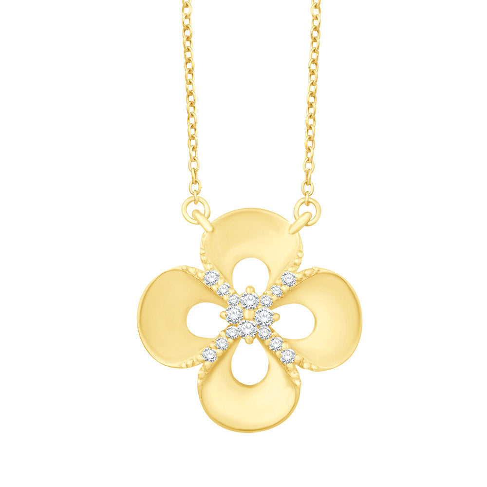 Yellow Gold Diamond Necklace