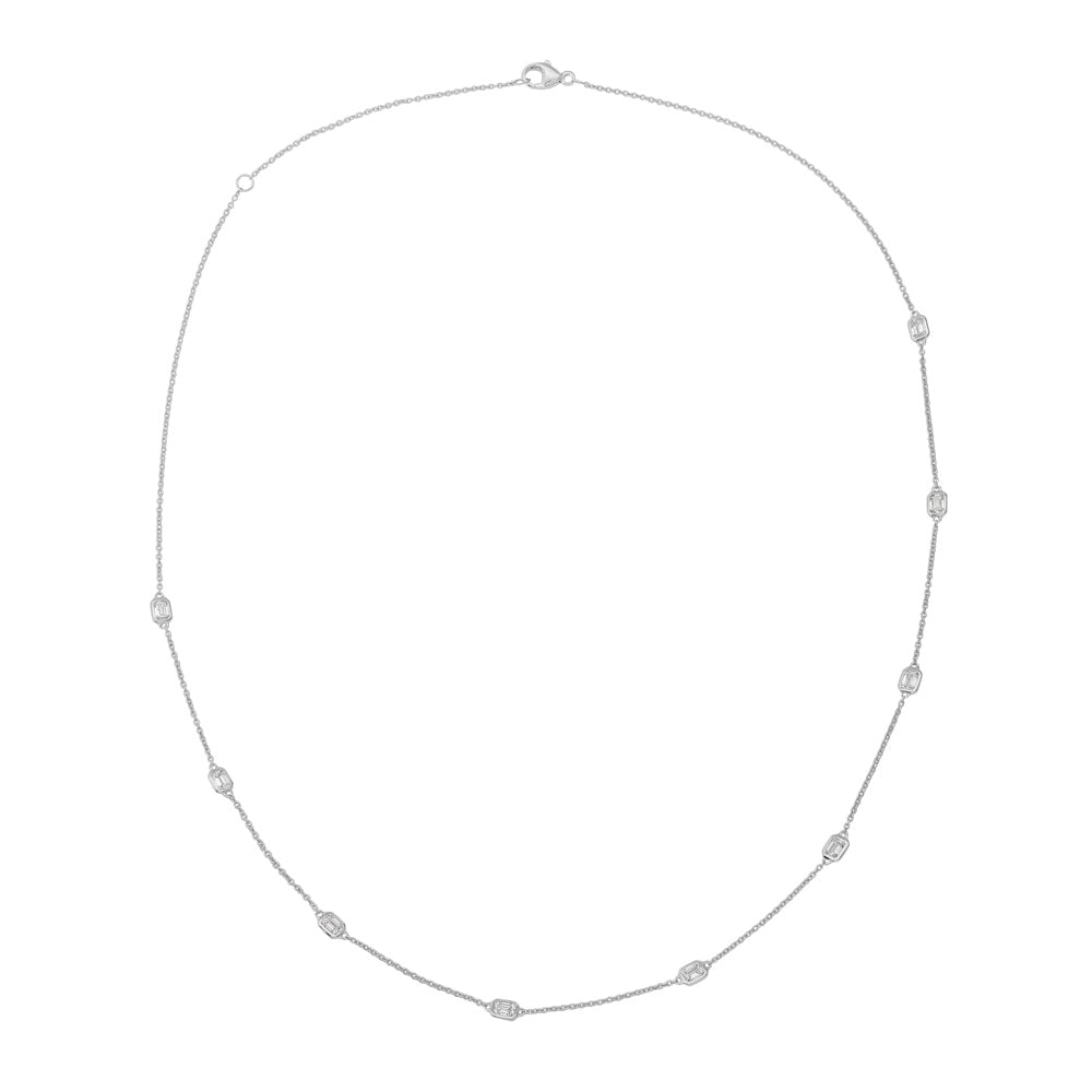 White Gold Diamond Necklace